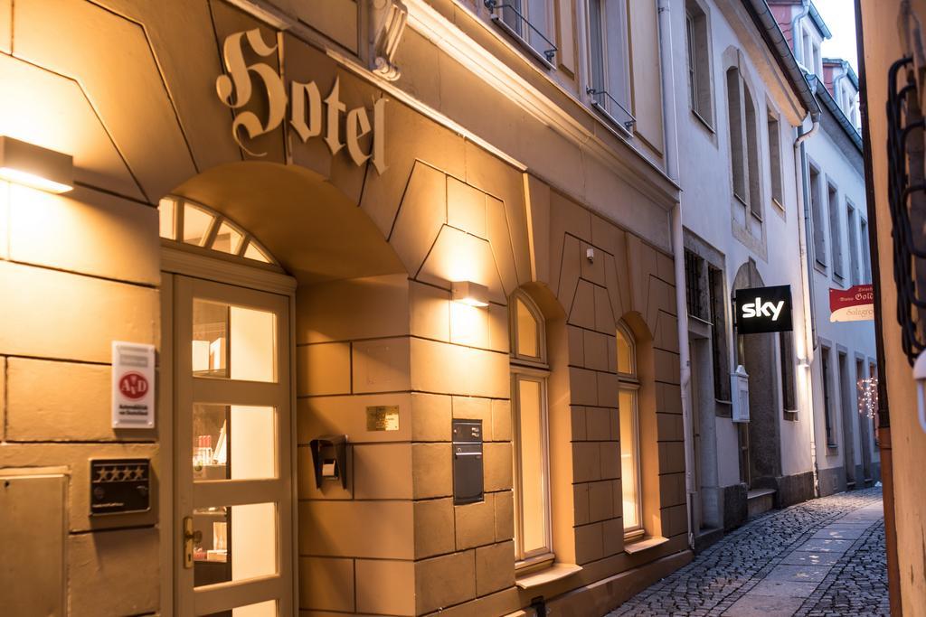 Hotel Goldener Loewe Meissen Bagian luar foto